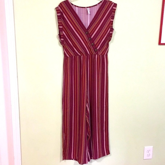 Xhilaration Pants - NWOT Xhilaration Striped Jumpsuit Size S
